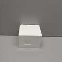 White Acrylic Tissue Box Cover with Storage Tray,Square Acrylic Tissue Box Holder Napkin Dispenser for Bathroom Kitchen Home Office(White, 5.5x5.5x6.7)