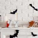 Mumufy 2 Pcs Halloween Ghost Candle Holder for Pillar Candle 5" 7" Tall Ceramic Cute Ghost Candlestick Holders White Pillar Taper Candles Stand Table Decor for Halloween Wedding Party Gift