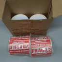 2" x 3" Handle with Care Fragile Stickers for Shipping and Moving, 500 Labels per Roll, Permanent Adhesive Fragile Labels - 4 Rolls