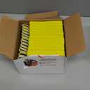TahoeBay Blank Beer Can Cooler Sleeves Bulk Sublimation Blanks for Vinyl Plain Collapsible Foam Can Sleeves Coolers for Soda Cans and Bottles Custom Drink Holder Assorted Solid Color (Yellow)