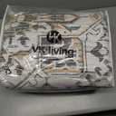 VK VK·LIVING 8x10 Area Rug Washable Rugs for Living Room Rug Vintage Design Boho Rug with Non Slip Living Room Rug Bedroom Carpet Stain Resistant, Home Decor, Beige