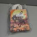 JOYGATHER 24 Pcs Cowboy Party Favors Bags with Handles, Western Wild West Goodie Gift Candy Kraft Paper Bags with 4 Different Types for Birthday Party Supplies Baby Shower Decorations