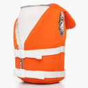 Puffin Beverage Vintage Orange Life Vest 
 3 Pack
