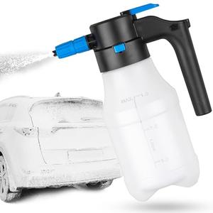Urcams 1.5L Electric Car Foam Sprayer, Foam Sprayer for Car Wash with USB Rechargeable, Handheld Automatic Pressurized for Automobile Washing, Garden, Home
