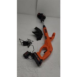 BLACK+DECKER 20V MAX String Trimmer Edger Cordless, 10-Inch Electric Weed Wacker with Automatic Feed Spool Kit (LST201)