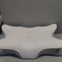 Neck Pillow Patented Contour Design with Premium Memory Foam for Neck Pain Relief Adjustable for All Sleepers