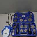 Orion Motor Tech 24pc Brake Caliper Compression Tool Set, Heavy Duty Brake Piston Compressor Tool and Wind Back Tool Kit for Brake Pad Replacement, Universal Disc Brake Caliper Tool Set with Blue Case