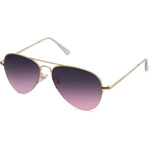 Men's Women's Aviator Sunglasses, Classic Semi Metal Frame INSPIRATION SJ1106