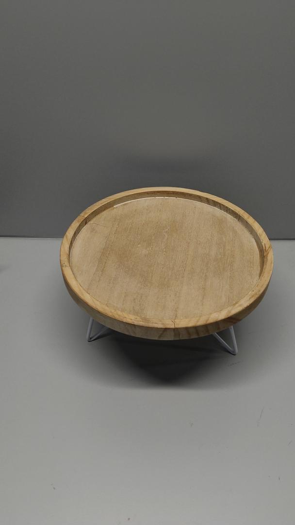 Decorative Wood Pedestal, Natural