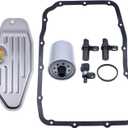 MOTOKU Transmission Filter Pan Gasket w/Sensor Kit for Chrysler Aspen for Dodge Dakota Durango 2000-2017 Ram 1500 2500 3500 for Jeep Grand Cherokee 1999-2017 Liberty 4WD 45RFE 545RFE 68RFE