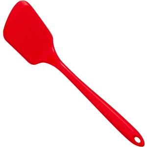 GIR: Get It Right Silicone Kitchen Spatula Turner - Non-Toxic Cooking Utensils for Nonstick Cookware, Cooking and Baking, Mini - 11IN - Red