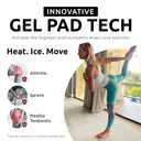 Compression Knee Sleeve for Men and Women | Patellar Stabilizing Knee Brace for Arthritis Pain, Sprains, Injured Knees, and Sports Injuries | Insertable Hot and Cold Gel Knee Pad (X-Large)