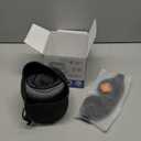 Advanced Memory Foam Neck Travel Pillow, Neck Pillow Airplane with Eye Mask & Ear Plugs, Designed for The Comfort of Travel & Office, Travel Pillow for Plane, Car, Home, Work Grey