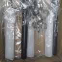 2 Pack 10Ft String Light Poles, Metal Poles with Fork for Outside Lights,Outdoor Metal Light Stand with Fence Brackets Hanging Lights for Garden Patio Wedding Backyard Deck Party