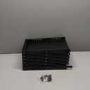 brochure display stand&Foldable Magazine Rack with 5 Pockets for Exhibition and Trade Show (67'X9.5'X14.5')
