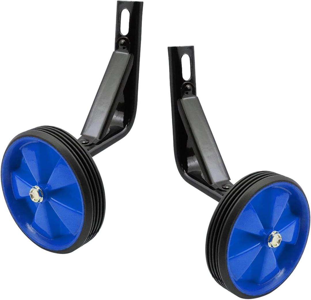 Pair of Black Bicycle Auxiliary Wheel Children's Bicycle Accessories,Training Wheels Kids Bike Children Training Bike Wheel