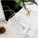 2 x 1st Years of Marriage Gift for Couple,One Years of Marriage Anniversary Crystal Hanging Ornament,1 Years Anniversary Wedding Gift for Wife Husband Her Him