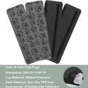RUNROLE RV Step Covers 4 Pack Embossed Camper Stair Rugs Non Slip Carpet for Mobile Home - 24x7.5 Inches, Paws Patterns
