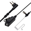UAYESOK QX-95 2 Pin Earpiece Headset for Motorola CP200 CP200D DTR550 DTR650 RDU2020 RDU4100 RDU4160D SP50 P200 Walkie Talkie with Transparent Acoustic Tube
