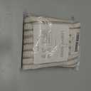 LIMON HOME Beige Striped Linen Kitchen Curtains 30" W x 24" L Pinch Pleat Cafe Curtains 1 Panels