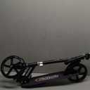 Nattork Scooter for Kids 8-12, Teens and Adults- Adjustable Height Folding Kick Scooter with Large Sturdy Wheels for a Smooth Ride, Lightweight, Anti-Shock Suspension, Scooter for Boys and Girls-Navy