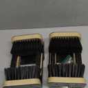 The Original Boot Scrubber, Outside Boot Scraper, for All Weather Industrial Shoe Cleaner & Scraper Brush (with Ears), 2 Pieces