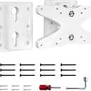 RV TV Mount Bracket (Includes Two Mounting Bases) for Campervans & Travel Trailers, Upgraded 1.4'' Thickness, Compatible with 75mm x 75mm, 100mm x 100mm, 100mm x 200mm Specifications, Three-Piece Set
