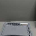 Pee Pad Holder, Indoor Potty Tray for Puppy and Small Size Dog with Pee Wall, Non-Skid Feet, 20 * 15.4 * 1.4 inch (Large)