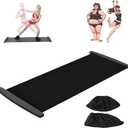 Slide Board with Shoe Cover, Sliding Booties, Slimming Exercise Slide Mat for Leg Pot Training Fitness and Athletic Training (size:200 * 50cm)