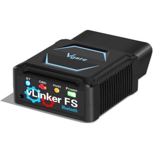 Vgate vLinker FS Bluetooth OBD2 Diagnostic Scan Tool, OBDII Car Code Reader for iOS, Android & Windows