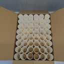 Pack of 48 Cardboard Craft Toilet Paper Tube Rolls, 9.9 cm Length (White)
