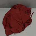 Floerns Women's Plus Size Off The Shoulder Sexy Bodycon Midi Dress Drawstring Slit Hem Long Sleeve Elegant Party Dresses Burgundy 3X-Large Plus