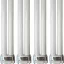 KOR (4 Pack) K22195 - PLS13W/2P/841 - Compact Plug-in - T4 - Single Tube - 13 Watt - 2-Pin (GX23) - 4,100 Kelvin (Cool White)