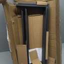 WINKER Countertop Support Bracket 4 Pack Heavy Duty 3/8" Thick Hidden L Shelf Bracket 18" x 8" x 2.5" Metal Corbels for Quartz/Granite/Wood/Concrete/Laminate Countertops, Black