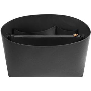 ZTUJO Purse Organizer Insert For Handbags For Le Pliage, Ultra-light Waterproof DupontPaper Upgraded Purse Organizer Insert (Black, Medium)