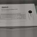 Ergonomic Keyboard and Mouse Combo - Full Size Keyboard Cordless with Palm Wrist Rest Ergonomic Mouse Wireless for Windows Computers Laptops - Black (Upgrade)