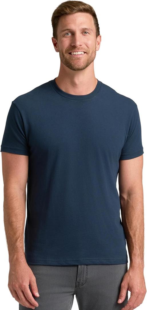 True Classic Mens T-Shirts  Short Sleeve Crew Neck T Shirts for Man, Cotton Blend Plain Novelty Men's T-Shirts (3X-Large)
