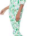 Amazon Essentials Women's Snug-Fit Cotton Sleepwear Pajama Set (Large)