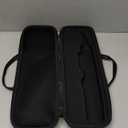 Eguoocx Hard Travel Case Storage Bag for Hair Straightener Hairdryer Portable Protective Case (Black, Large)