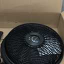 Lasko Oscillating Cyclone Pedestal Fan, Adjustable Height, Timer, Remote Control, 3 Speeds, for Bedroom, Living Room, Home Office, 18", Black, 1843