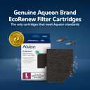 Aqueon Genuine EcoRenew Filter Cartridges, for Freshwater and Saltwater Aquariums, Large, 6-Pack