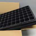 72-Cell Seed Trays with Drainage Trays-10 Sets 20 Packs-1020 Durable Plastic Plant Tray for Seed Germination21x11x1.81 in