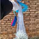 Lawaia Cast Net with Lead Sinkers Fishing Throw Nets Hand Castnet Shrimp Bait Traps 1/2 inch Mesh for Freshwater Saltwater with 3ft/4ft/5ft/ 6ft/ 7ft/ 8ft/ 9ft/ 10ft/ 11ft/ 12ft Radius