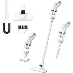 KEALAS 2-in-1 Cordless Handheld Vacuum Cleaner, 10000PA Powerful Suction Portable Lightweight Hand Held Vacuum with LED Light, Multiple Accessories, USB Rechargeable, for Car, Office & Home Cleaning