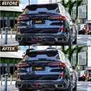 Rear Roof Spoiler Compatible with 2019-2025 BMW X5 G05 X5M F95, Rear Window Visor Trunk Spoiler Wing Competition Style Gloss Black