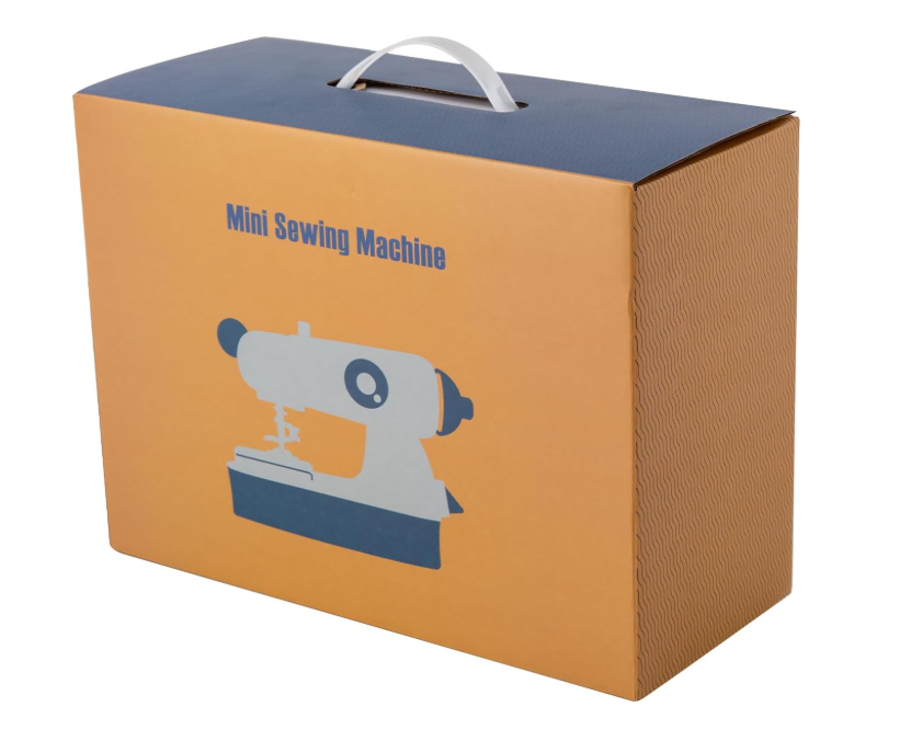 Mini Sewing Machine for Beginners, Portable Sewing Machine for Kids, Adults and Kids Sewing Machine with Expansion Board and Light, Travel Beginner Sewing Machines for Clothes Jeans