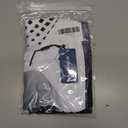 uideazone Mens Golf Shirt Dry Fit Athletic Polo Shirts Moisture Wicking Performance 3D Print Short Sleeve (White)