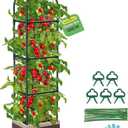 Raised Garden Bed Planter Boxes with Trellis,1pcs 70.9" Self-Watering Tomato Planter Boxes with Trellis for Climbing Vegetables Plants Flowers Tomato,Use for Indoor Outdoor (Brown)