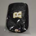 Graduation Gifts for Him - Crossbody Bag for Men, Sling Bag / Waist Pack for Travel & Sports, Initial White L, Black