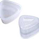 Triangle Sushi Mold Form DIY Tool, White 2 pcs